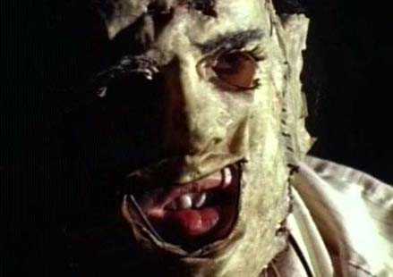 Gunnar Hansen en THE TEXAS CHAINSAW MASSACRE (1974)